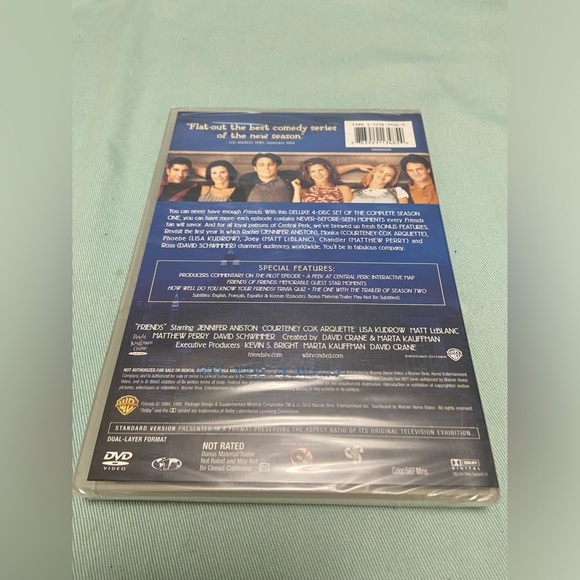 New Sealed in Box- Friends The Complete First Season 1 DVD Set - Picture 3 of 4